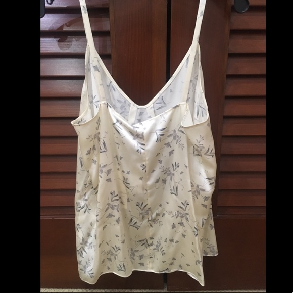 Vince Floral-Print Silk Camisole Size Large - Picture 4 of 5